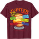 Teaching, learning, about space - Jupiter, planets, gift T-Shirt - T-Shirt | Maroon