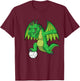 Dabbing Dragon Volleyball Dragons T-Shirt - T-Shirt | Maroon