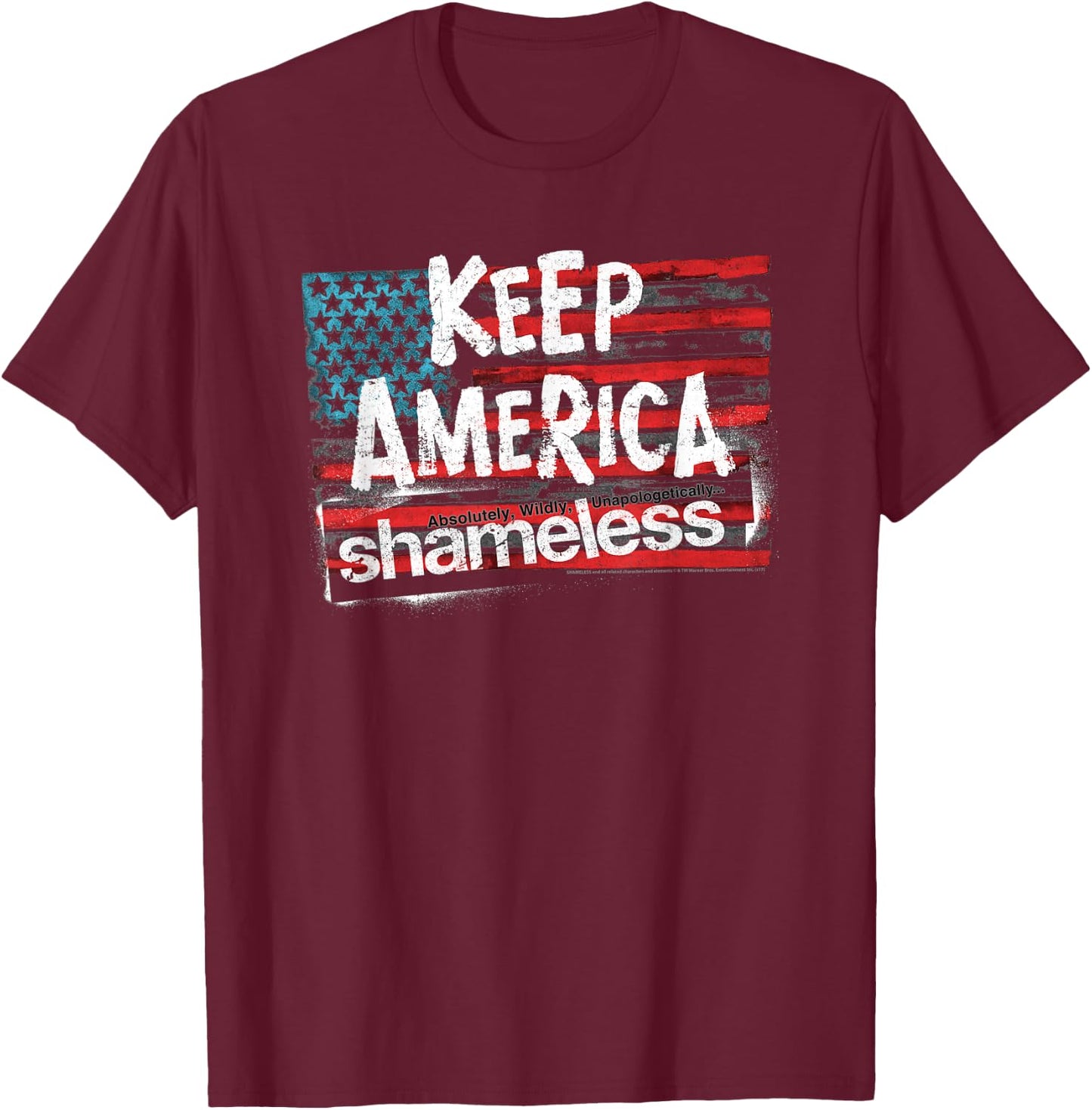 Shameless Trash Land T-Shirt - T-Shirt | Maroon