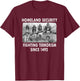 Homeland Security Fighting Terrorism Since 1492 Native T-Shirt - T-Shirt | Maroon