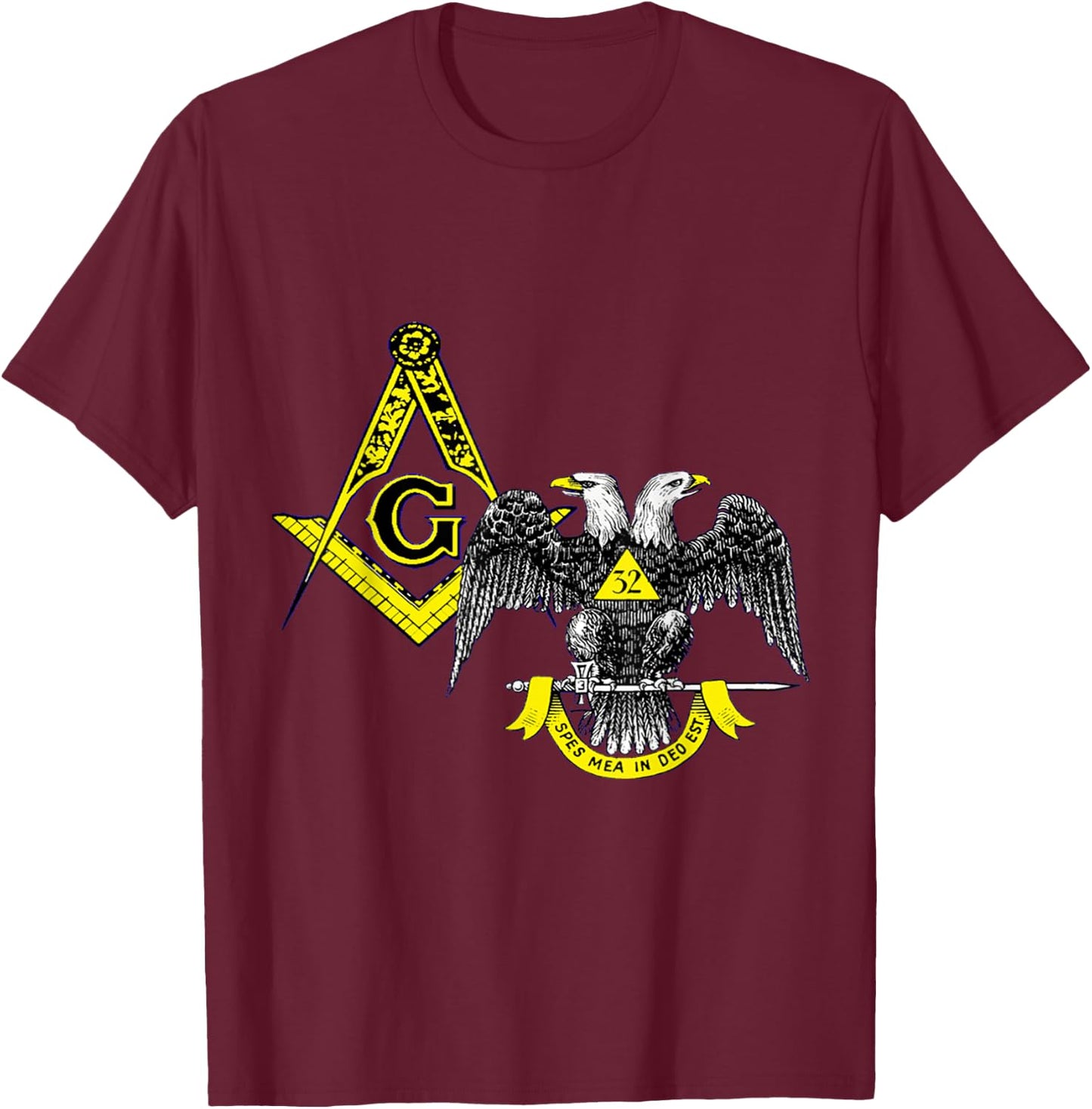 Masonic Scottish Rite PHA T Shirt T-Shirt - T-Shirt | Maroon