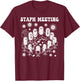 Microbiology microbiologist staph meeting funny lab science T-Shirt - T-Shirt | Maroon