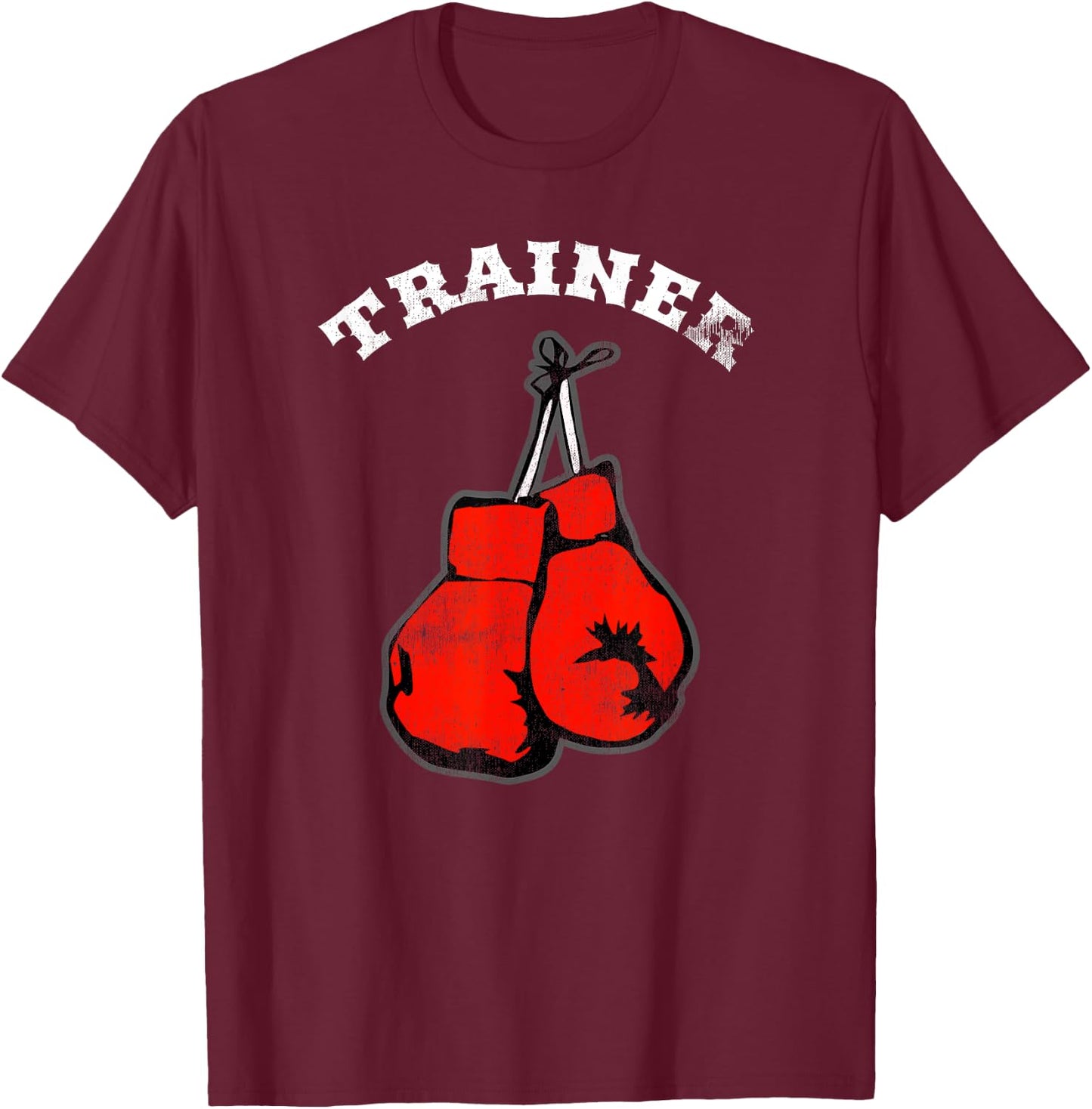 Business Marketing - Boxing Trainer T-Shirt - T-Shirt | Maroon