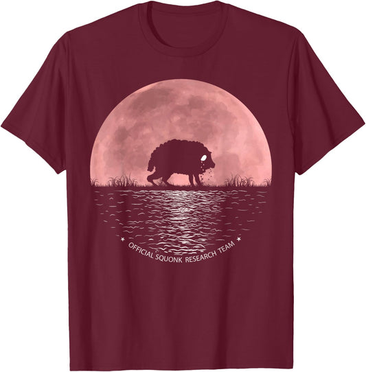 Cryptid Squonk Research Team Men Women Kids! Cryptozoology T-Shirt - T-Shirt | Maroon