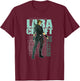 Tomb Raider: The Legend of Lara Croft Key Art T-Shirt - T-Shirt | Maroon
