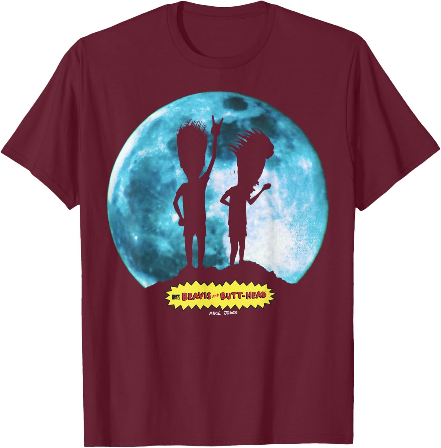 Beavis and Butt-Head Rock The Universe T-Shirt - T-Shirt | Maroon