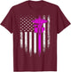 Vintage USA NP Nurse Practitioner American Flag Patriotic T-Shirt - T-Shirt | Maroon