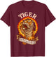 Circus Tiger Shirts - Circus Shirts - Circus Tiger Costume T-Shirt - T-Shirt | Maroon