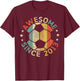 Awesome Since 2013 12th Birthday 12 Year Old Soccer Player T-Shirt - T-Shirt | Maroon