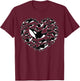 Valentine's Day Orca Whale Sea Panda as Men Women Kids T-Shirt - T-Shirt | Maroon