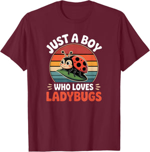 Boys Ladybug T-Shirt - T-Shirt | Maroon