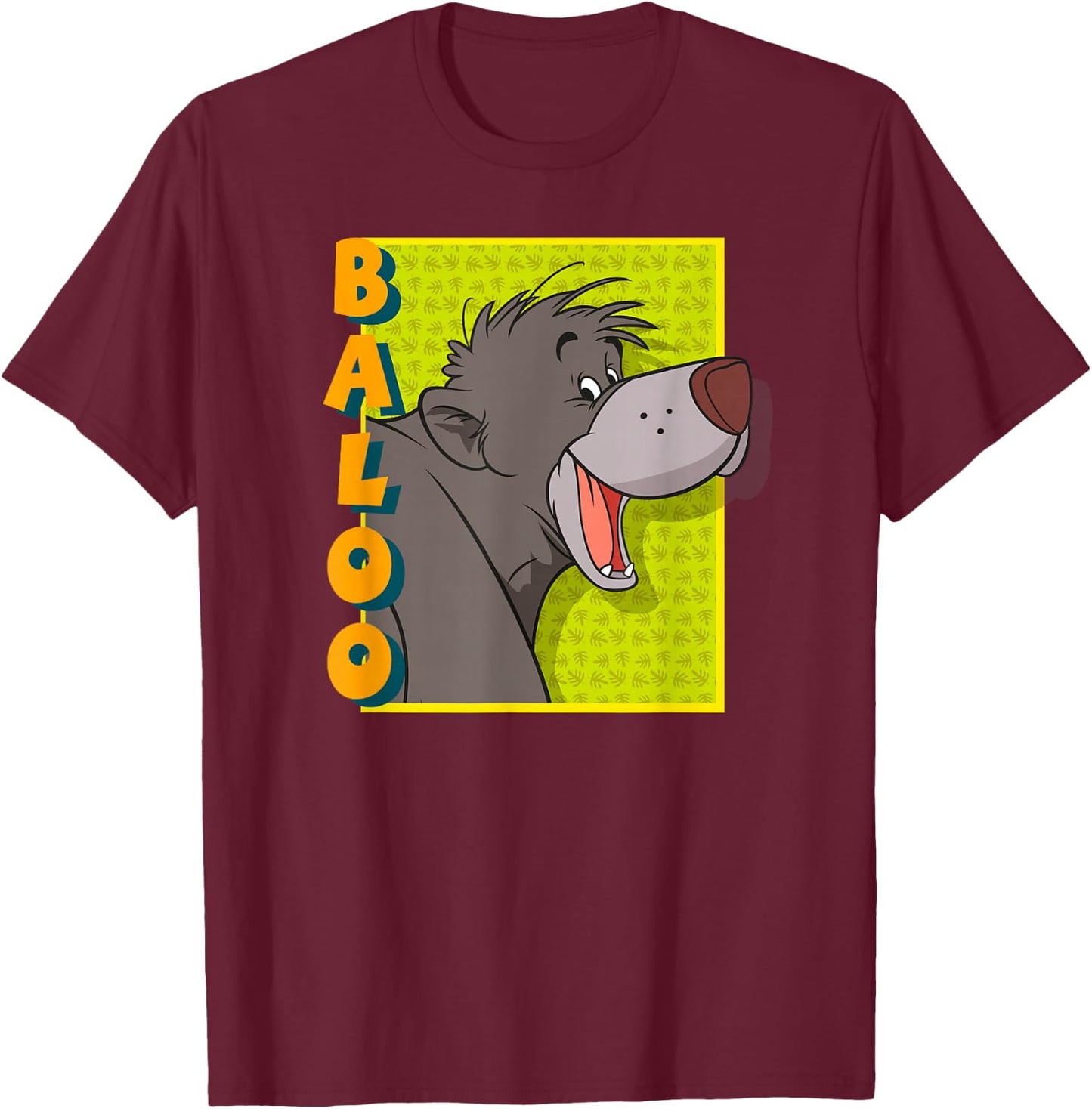 Disney The Jungle Book Baloo Small T-Shirt - T-Shirt | Maroon
