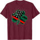 Thin Red Line St Patricks Day Shirt Firefighter Shamrock T-Shirt - T-Shirt | Maroon