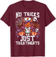 Addiction Nurse Halloween Spooky Nursing Trick Or Treat T-Shirt - T-Shirt | Maroon
