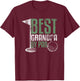 Best Grandpa by Par Father's Day Golf Grandad Golfing Gift Small T-Shirt - T-Shirt | Maroon