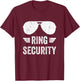 Ring Security Funny for Ring Bearer Boys Youth Men T-Shirt - T-Shirt | Maroon
