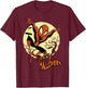 Marvel Spider-Man Moonlight Happy Halloween T-Shirt - T-Shirt | Maroon
