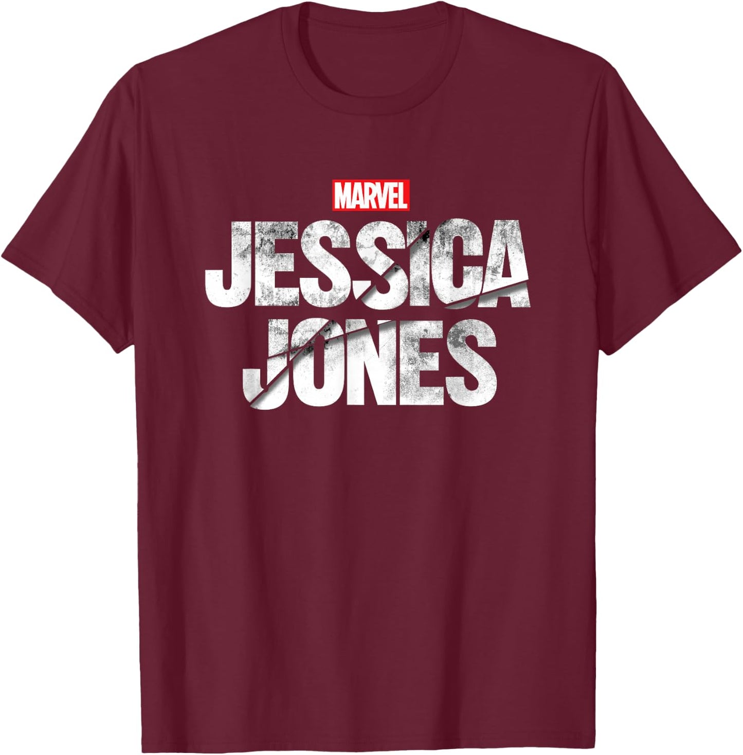 Marvel Jessica Jones Logo T-Shirt - T-Shirt | Maroon