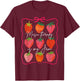 Music Therapist Teacher Strawberry Music Therapy Is My Jam T-Shirt - T-Shirt | Maroon