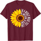 Sunflower Be Kind Unity Day Anti Bullying Orange Boy Girl T-Shirt - T-Shirt | Maroon