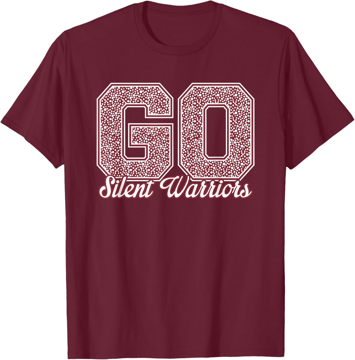 Alabama For The Deaf Silent Warriors GO! School Pride T-Shirt - T-Shirt | Maroon