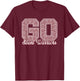 Alabama For The Deaf Silent Warriors GO! School Pride T-Shirt - T-Shirt | Maroon