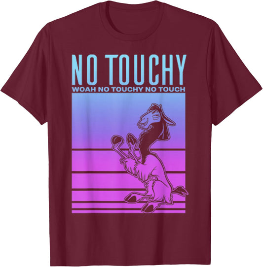 Disney The Emperor's New Groove Blue Pink Graphic T-Shirt - T-Shirt | Maroon