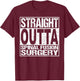 Spinal Fusion Surgery Lumbar Spine Back Recovery Gift T-Shirt - T-Shirt | Maroon