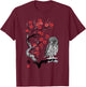 Fukuro Sumi-e Tree T-Shirt - T-Shirt | Maroon