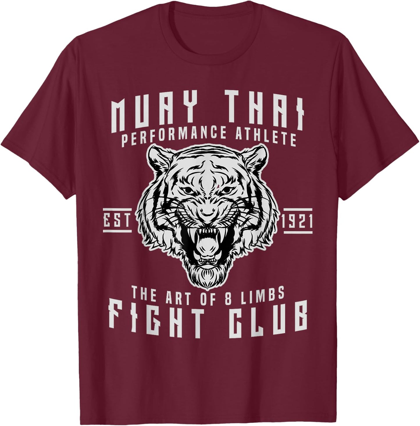Muay Thai Thai Boxing Kickboxing Gift T-Shirt - T-Shirt | Maroon