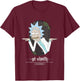 Rick and Morty Merch Get Schwifty Fun T-Shirt - T-Shirt | Maroon