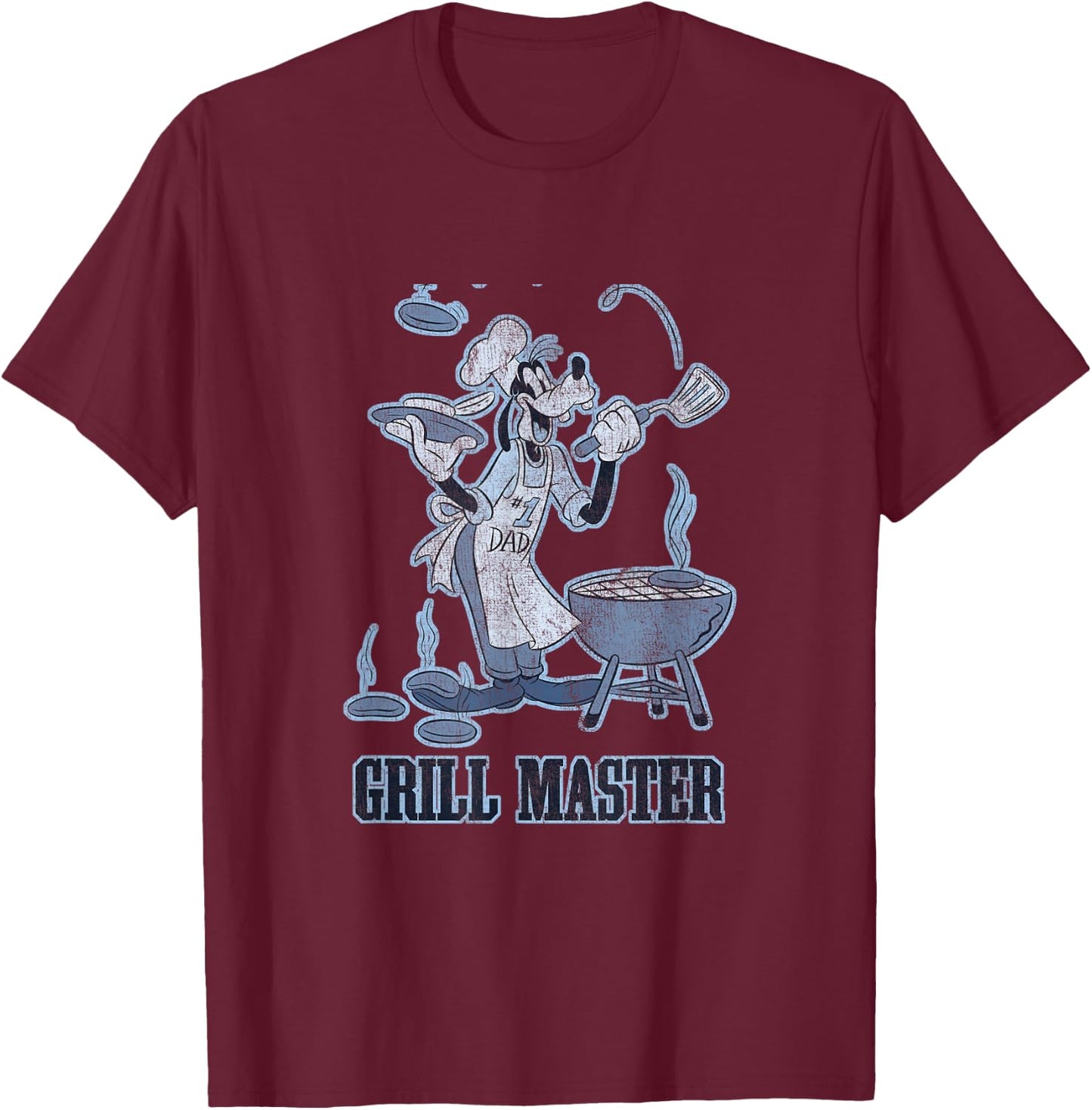 Disney - Goofy Grill Master T-Shirt - T-Shirt | Maroon