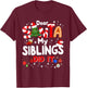 Dear Santa My Siblings Did It Funny Christmas Gift Boys Kids T-Shirt - T-Shirt | Maroon
