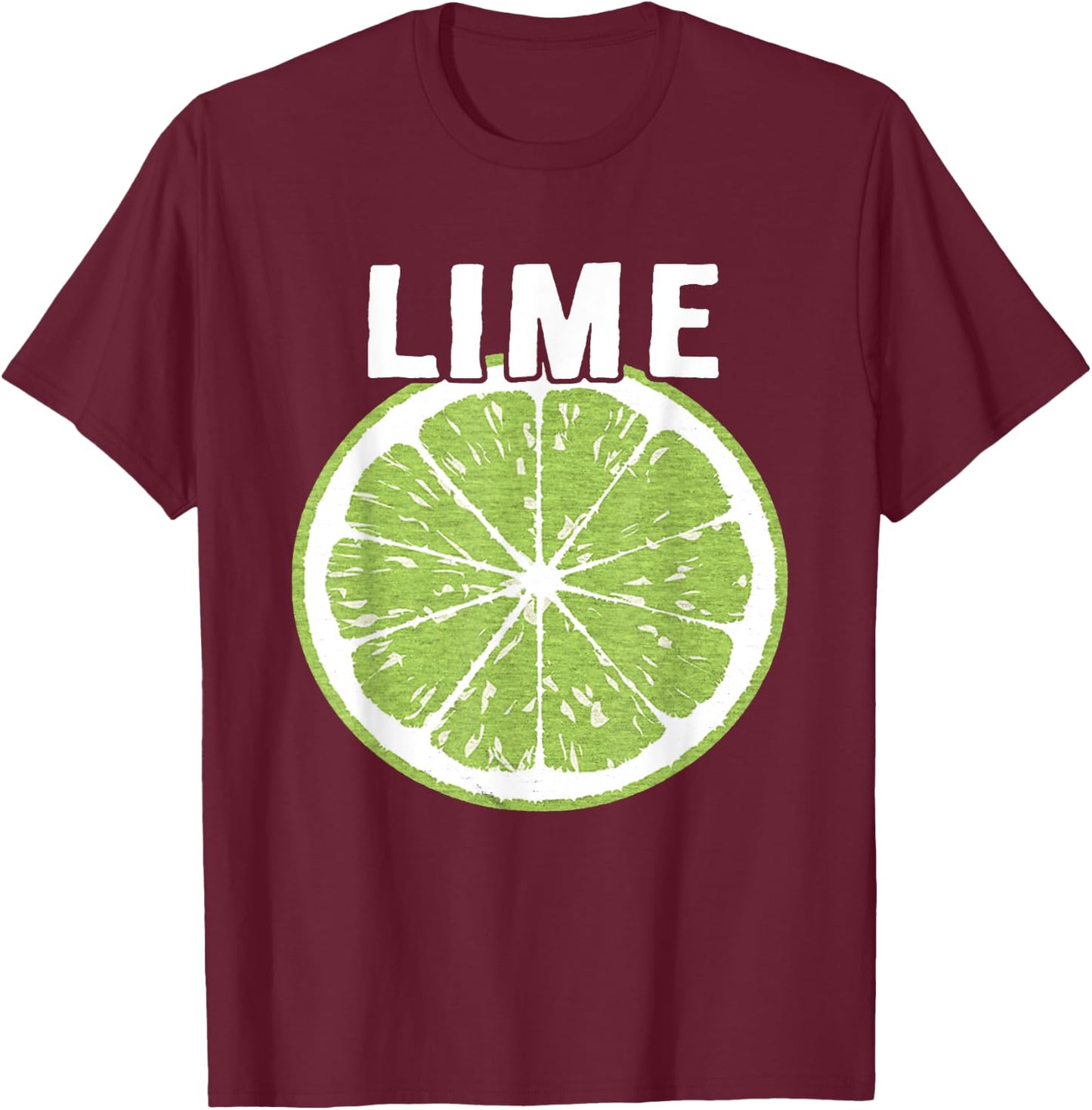Salt Tequila Lime Halloween Costume Shirt T-Shirt - T-Shirt | Maroon