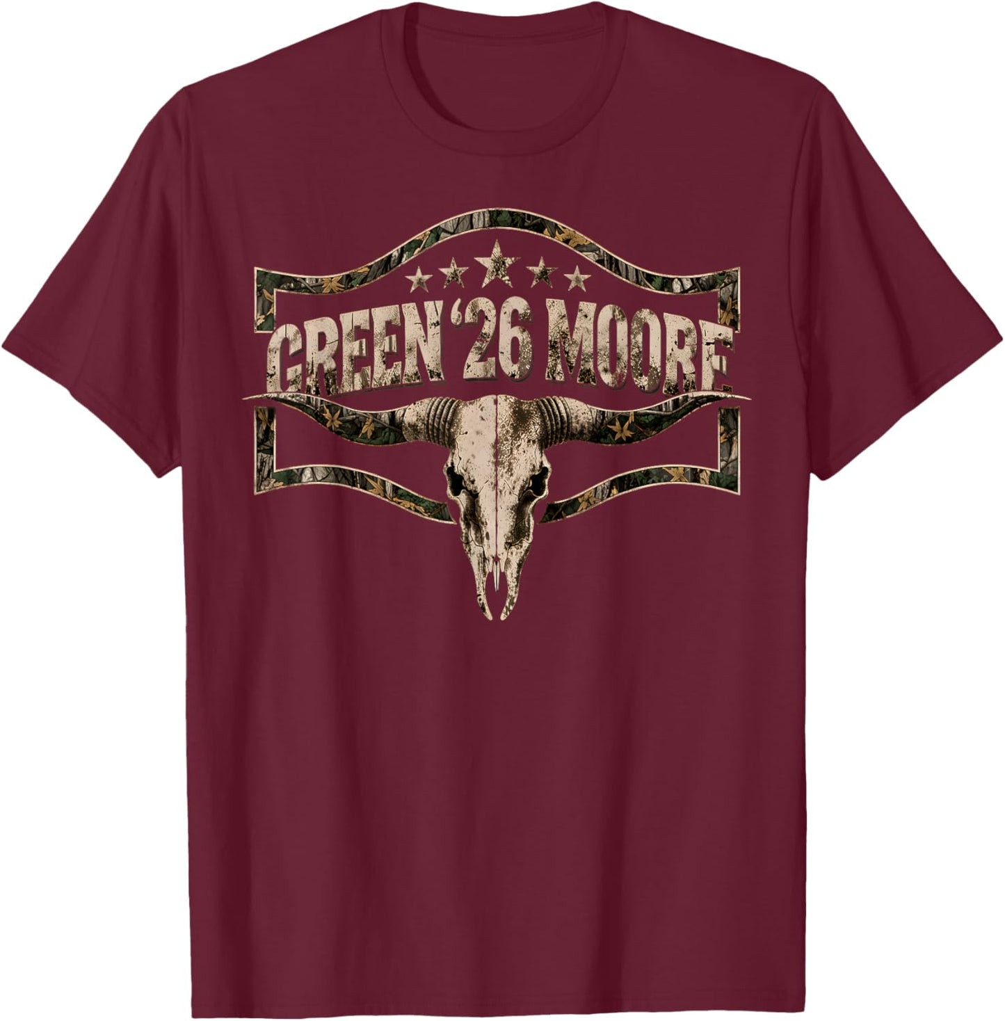 Vintage Green 26 Moore Classic Gift Women Kids T-Shirt - T-Shirt | Maroon
