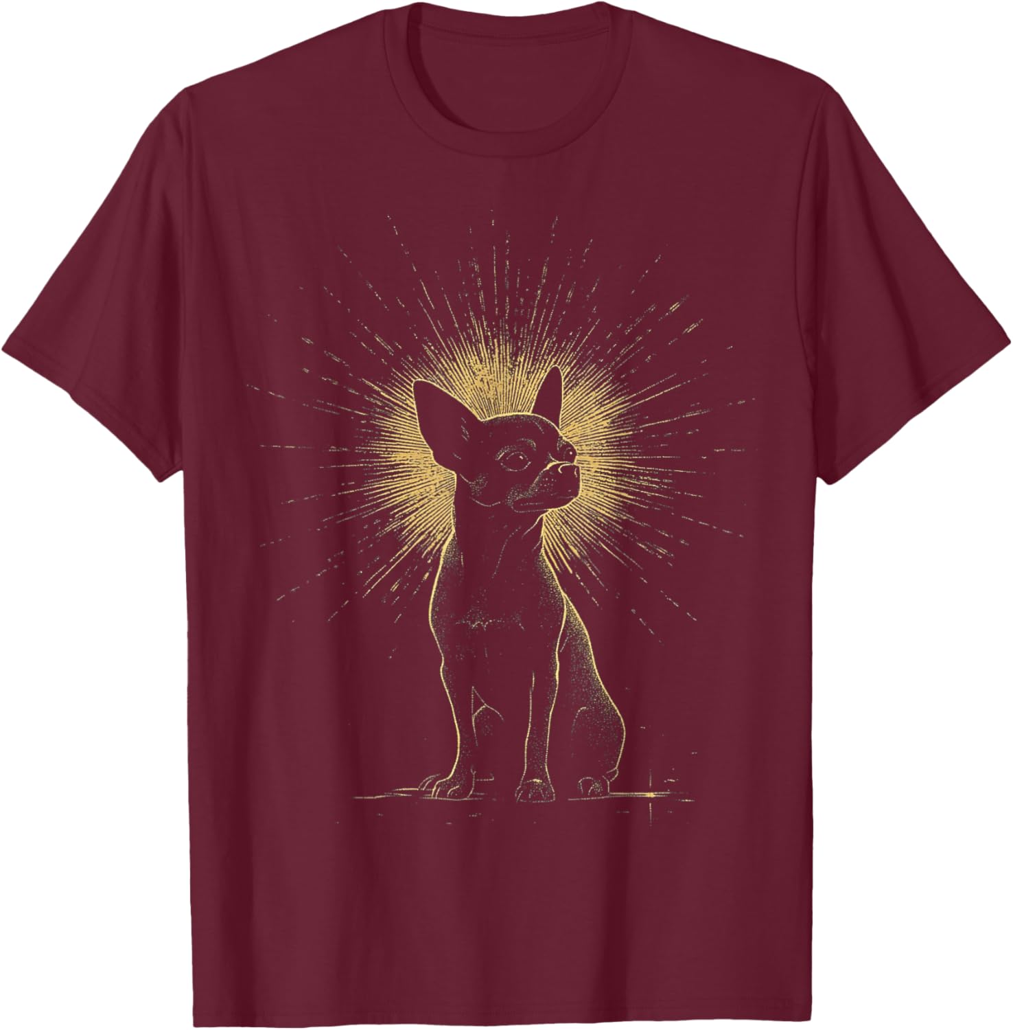 A Chihuahua T-Shirt - T-Shirt | Maroon