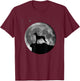 Pharaoh Hound Dog Moon T-Shirt - T-Shirt | Maroon