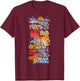Urban Graffiti Street Art T-Shirt - T-Shirt | Maroon
