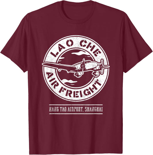 Lao Che Air Freight T-Shirt - T-Shirt | Maroon