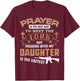 Father Day Funny For Proud Daddy Dad If You Mess My Daughter T-Shirt - T-Shirt | Maroon