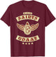 Sober Biker AA NA Patch Motorcycle MC Ride For Recovery T-Shirt - T-Shirt | Maroon