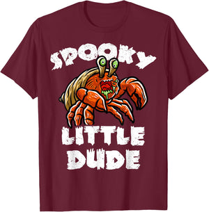 Hermit Crab Boo Zombie Trick Or Treat Halloween Costume T-Shirt - T-Shirt | Maroon