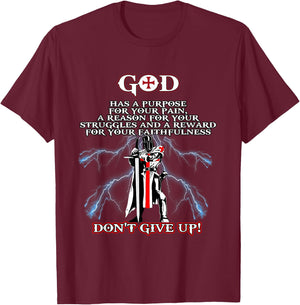 Christian Gospel and Bible Phrase for our Lord Jesus T-Shirt - T-Shirt | Maroon