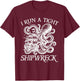 Vintage I Run A Tight Shipwreck Nautical Men Women T-Shirt - T-Shirt | Maroon