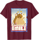 Disney Pixar Ratatouille Emile Eating Poster T-Shirt - T-Shirt | Maroon
