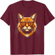 Retro Kentucky Name Pride Classic Cats Lover Animal Game Day T-Shirt - T-Shirt | Maroon