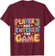 Player 3 Has Entered The Game Birth Kid Toddler T-Shirt - T-Shirt | Maroon