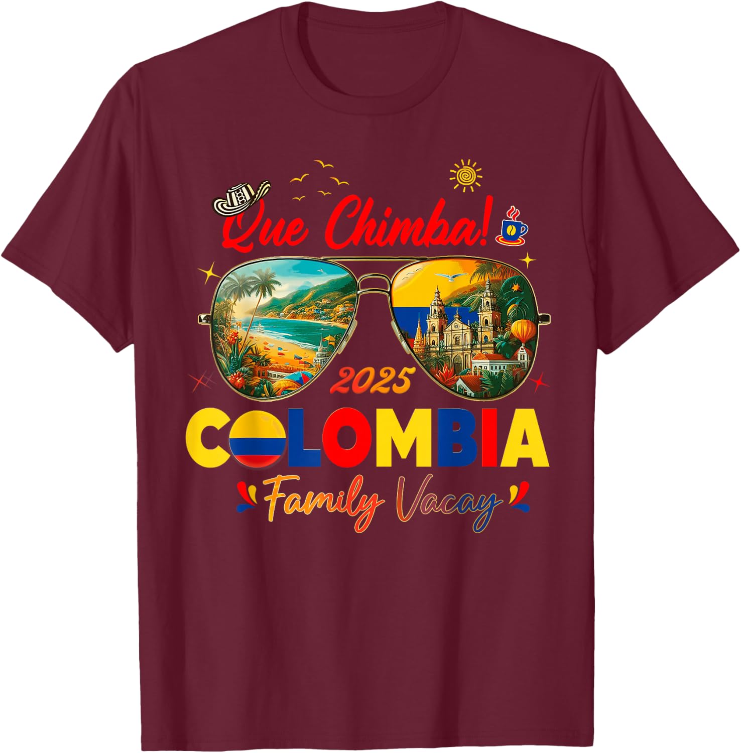 Adults, -Kids Black Short Sleeve Small T-Shirt - T-Shirt | Maroon