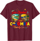 Adults, -Kids Black Short Sleeve Small T-Shirt - T-Shirt | Maroon
