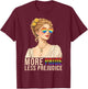 Retro More Pride Less Prejudice LGBTQ Rainbow Pride Month T-Shirt - T-Shirt | Maroon